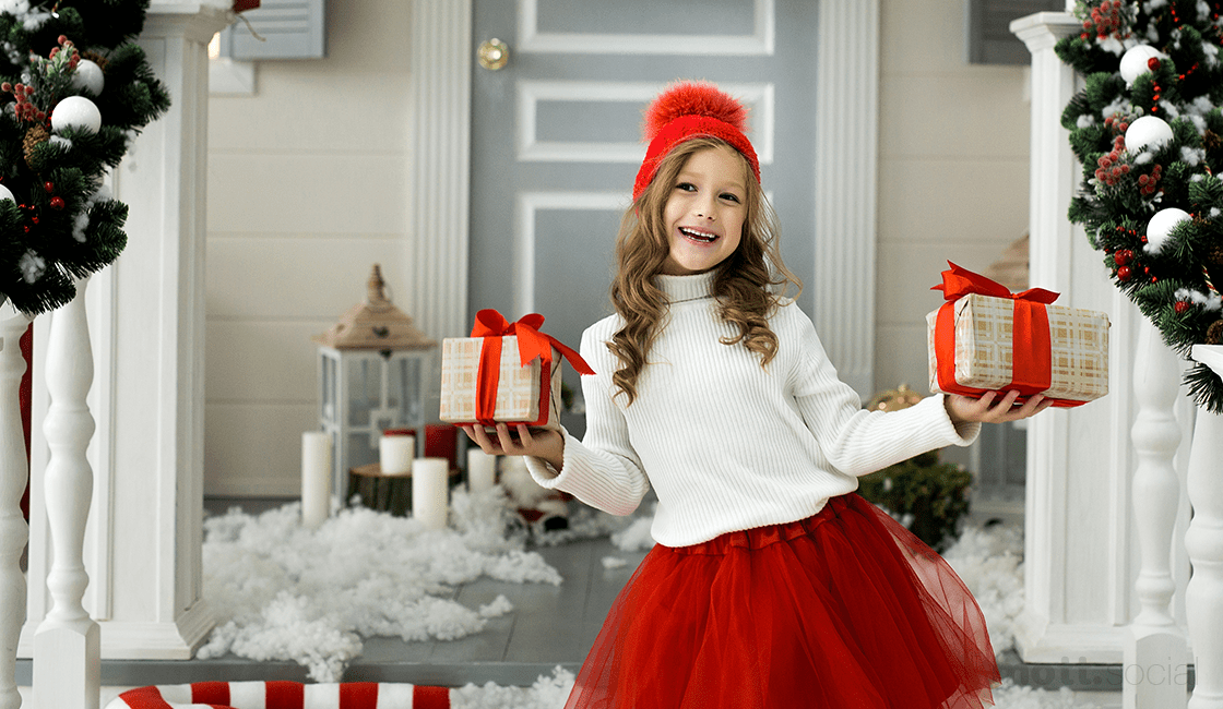 Vestidos de fiesta para niña de 10 años para navidad