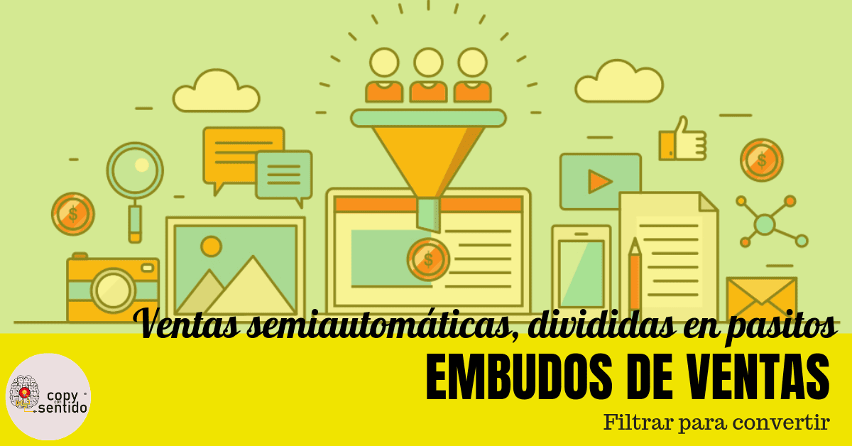 esquema visual asociado a embudos de venta y la conversión de marketing