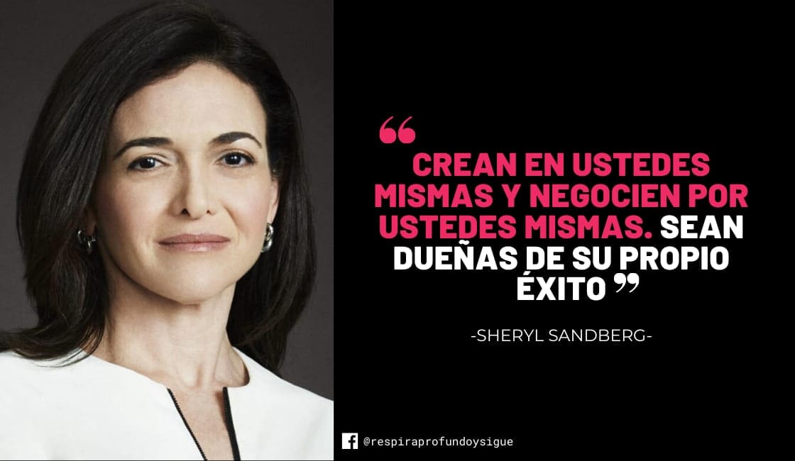 Frase celebre Sheryl Sandberg