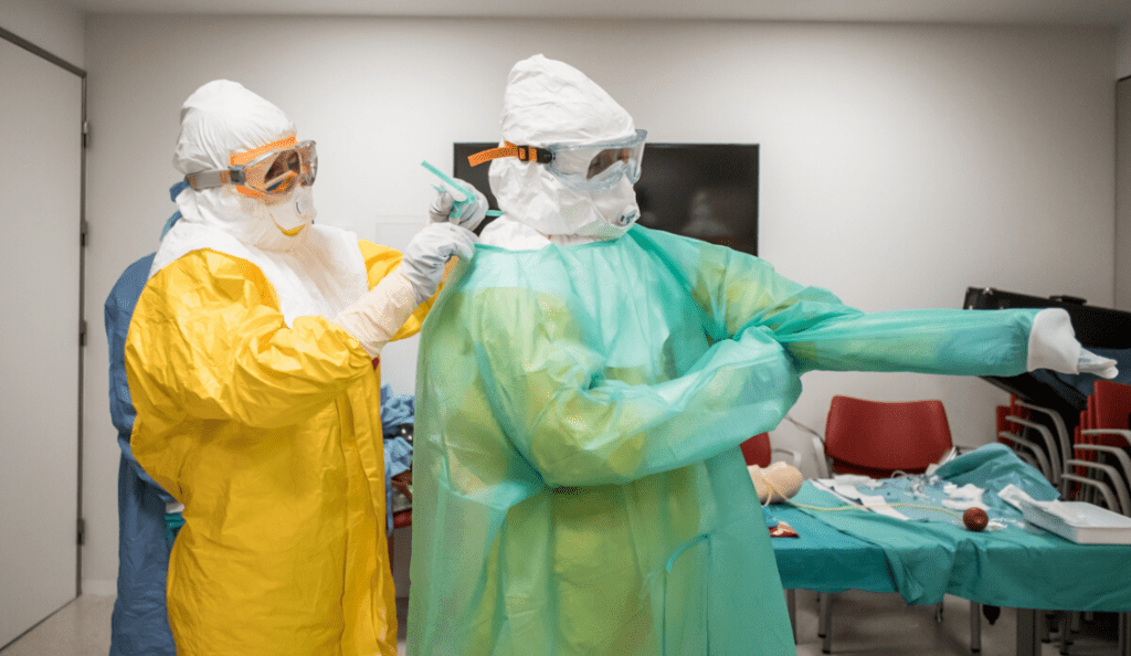 Elementos de protección personal EPP en Enfermería