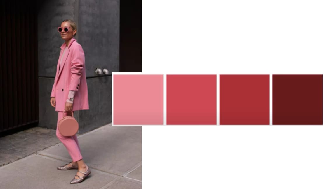Outfit tonalidad rosa verano 2021