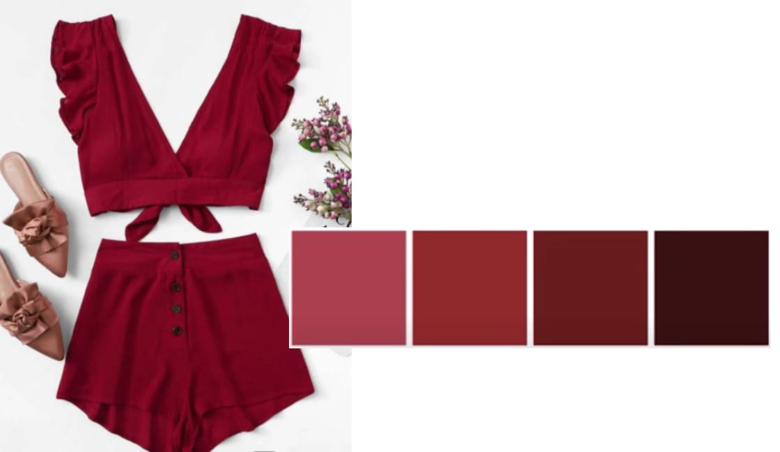 Outfit verano 2021 tonalidad rojo