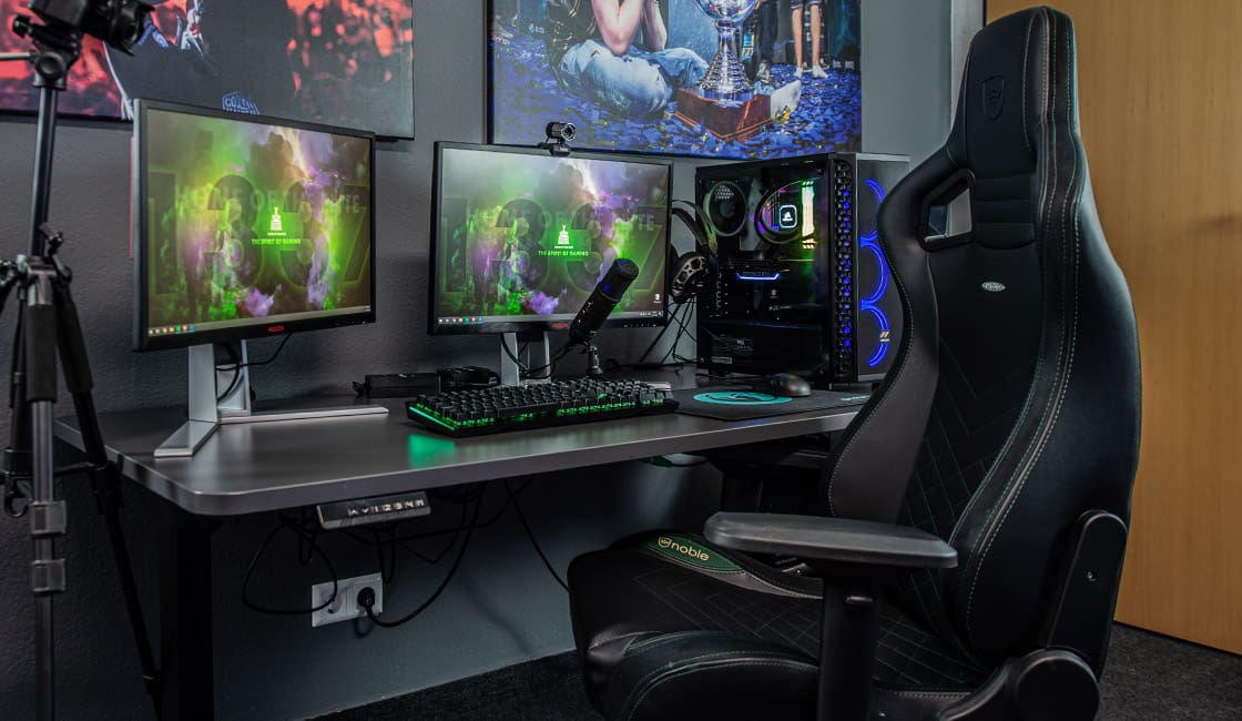 escritorios y sillas para gamer 