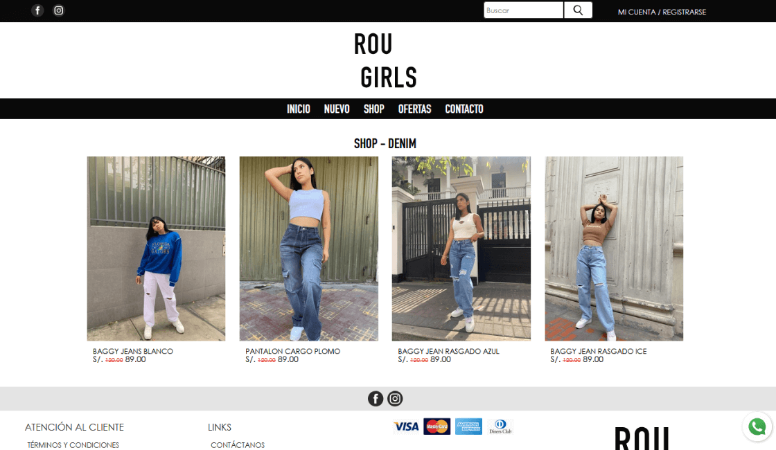 website de rou girls peru